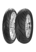 Two Avon Cobra AV72 Wide White Wall Motorcycle Tyres