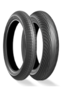 Two Bridgestone Battlax Racing W01 Rain Yek Soft Motorcycle Tyres