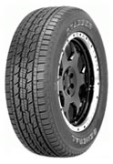General HTS Outline White Lettering Tyre